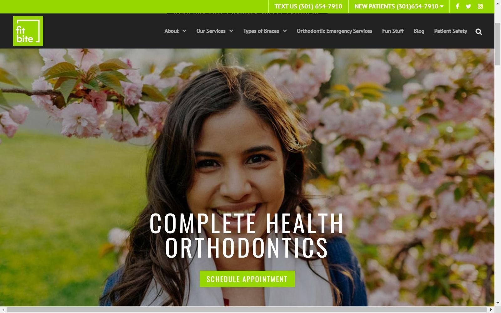 FitBite Orthodontics: Linda Hallman, DDS, PHD screenshot