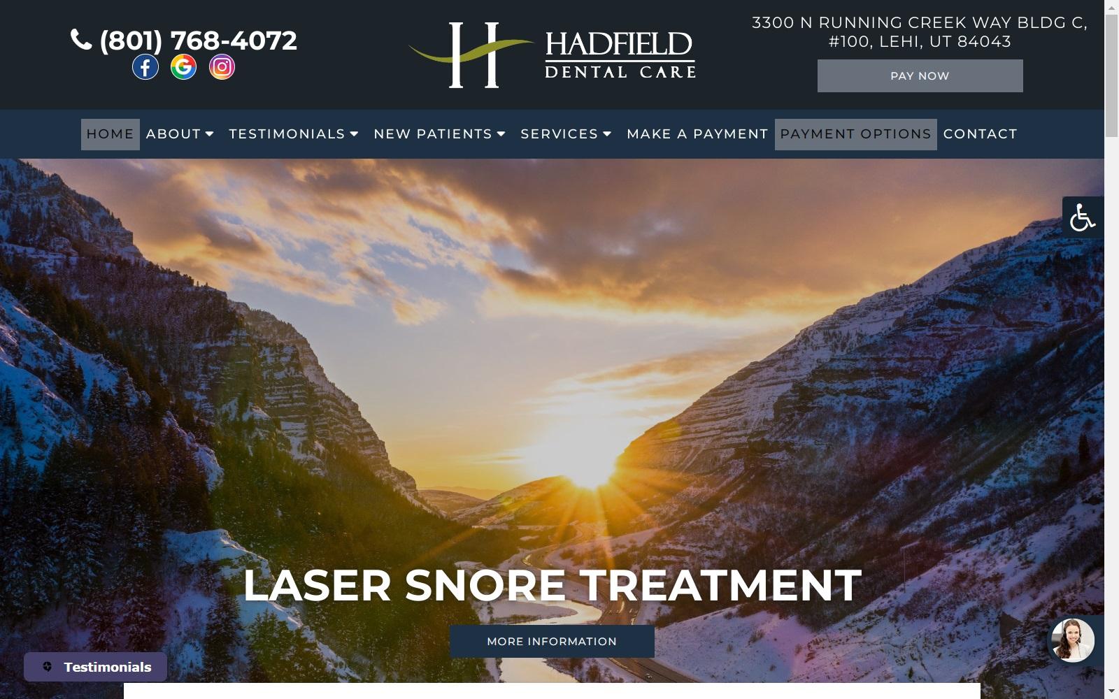 Hadfield Dental Care screenshot