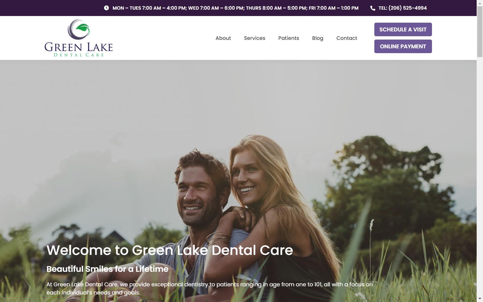 Green Lake Dental Care screenshot