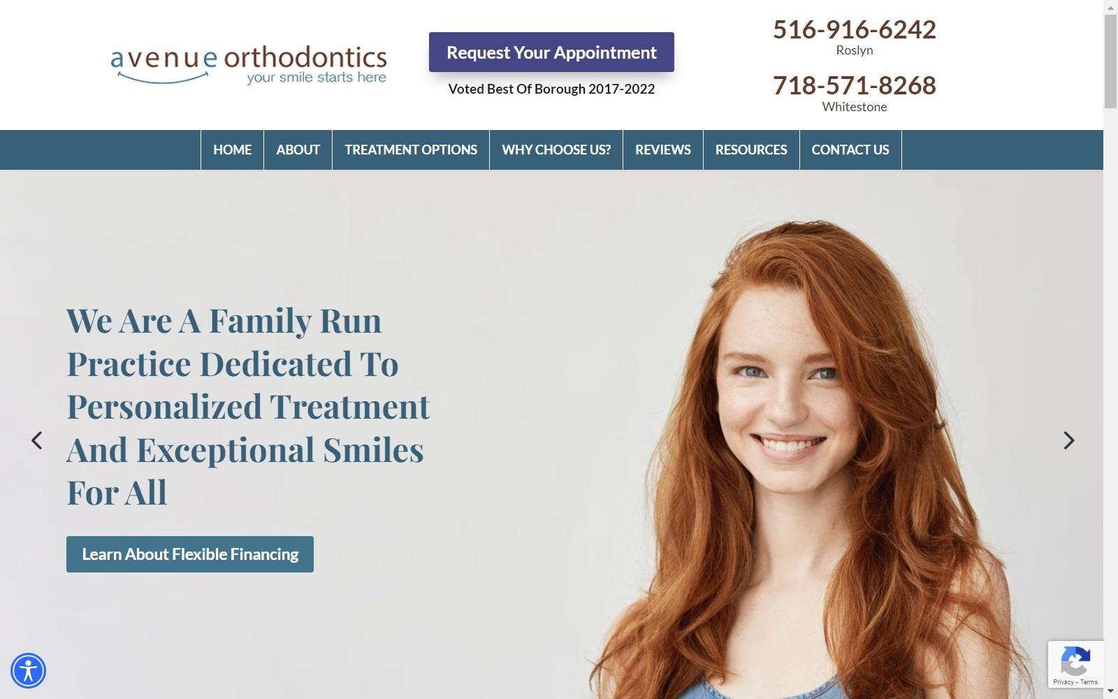 Avenue Orthodontics screenshot