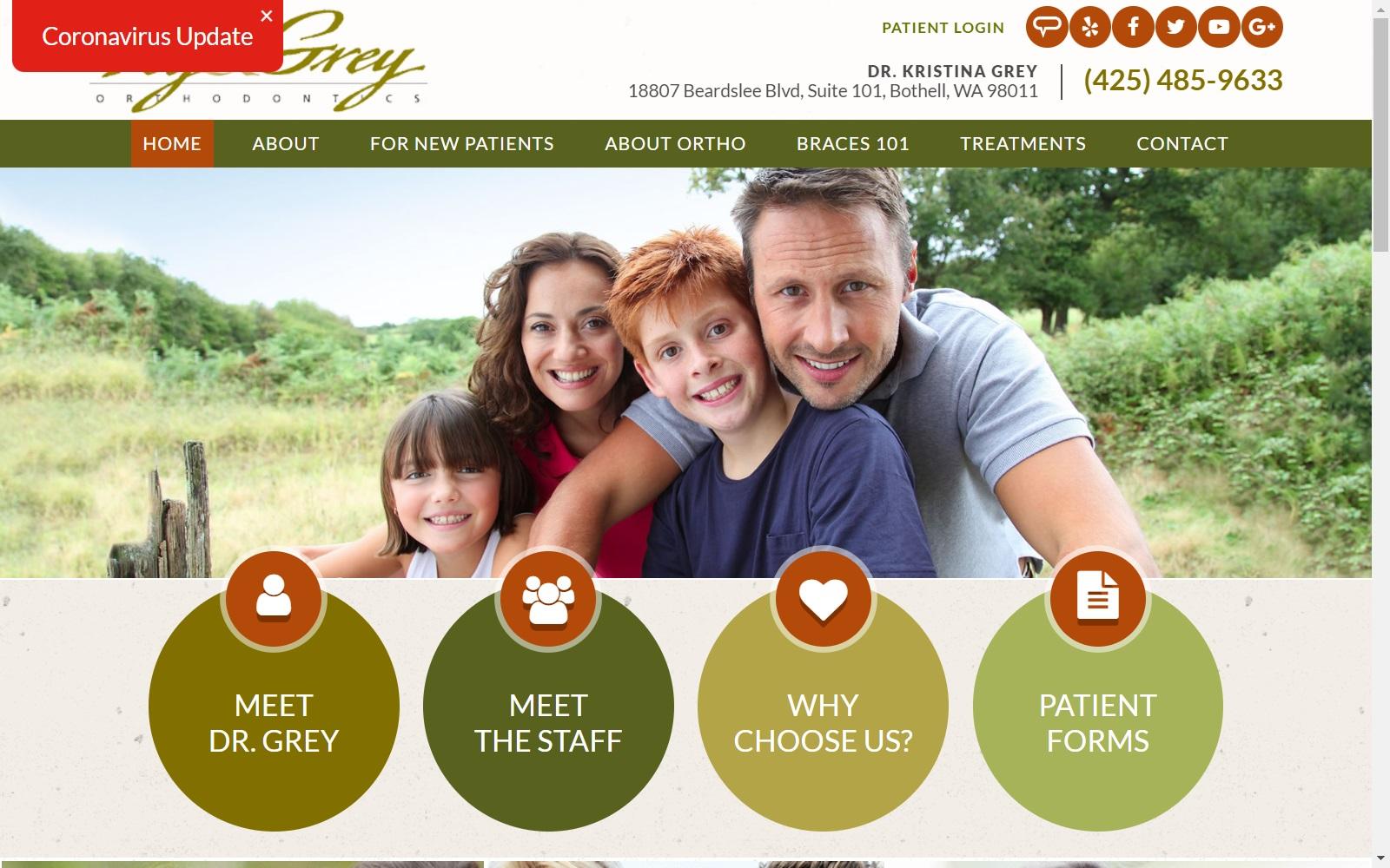 Fey & Grey Orthodontics screenshot
