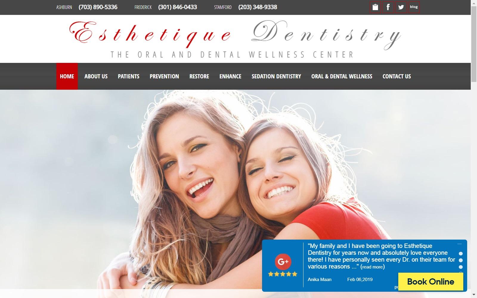 Esthetique Dentistry screenshot