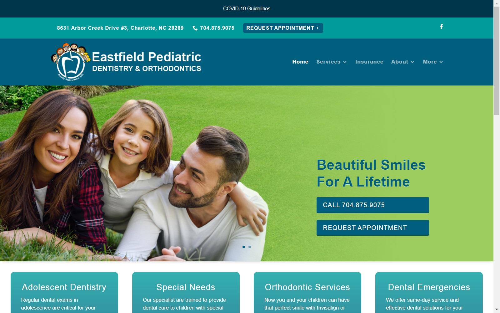 Eastfield Pediatric Dentistry screenshot
