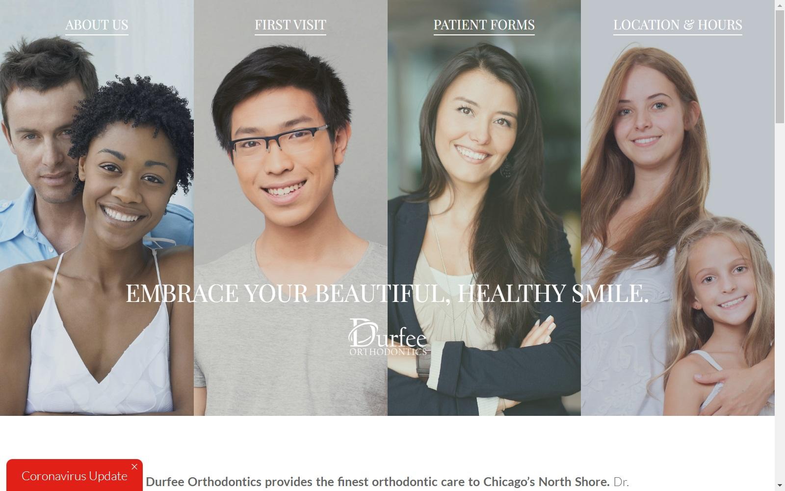 Durfee Orthodontics screenshot