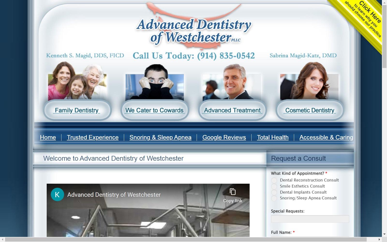 Advanced Dentistry of Westchester screenshot