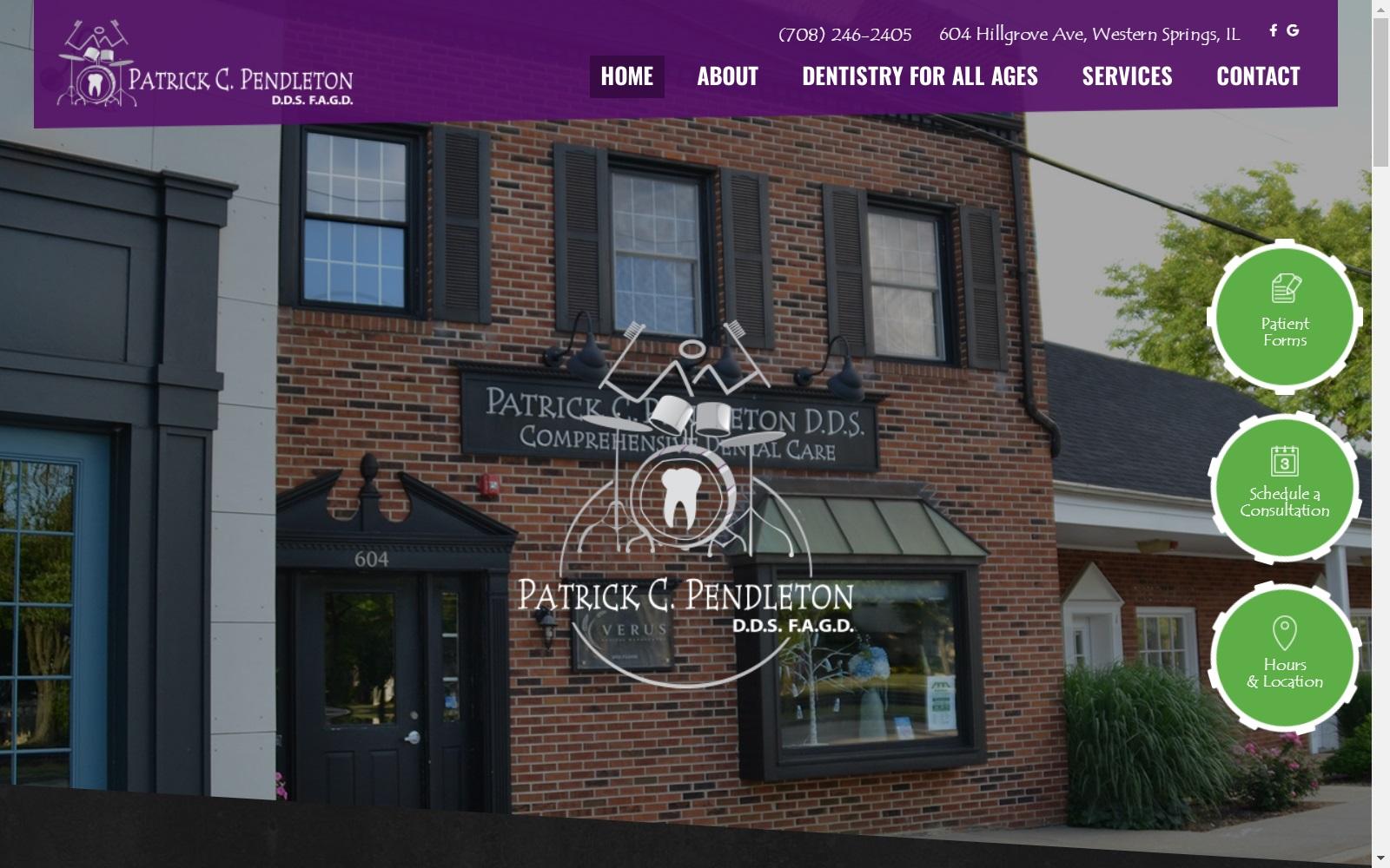 Pendleton Patrick DDS screenshot
