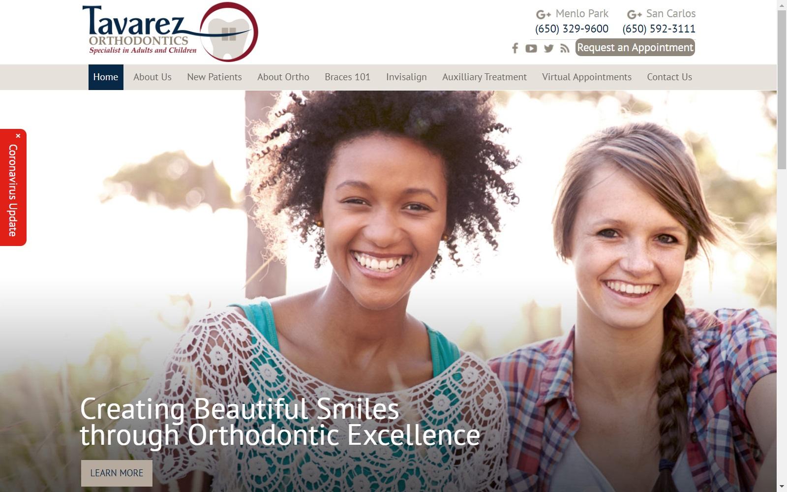 Tavarez Orthodontics screenshot