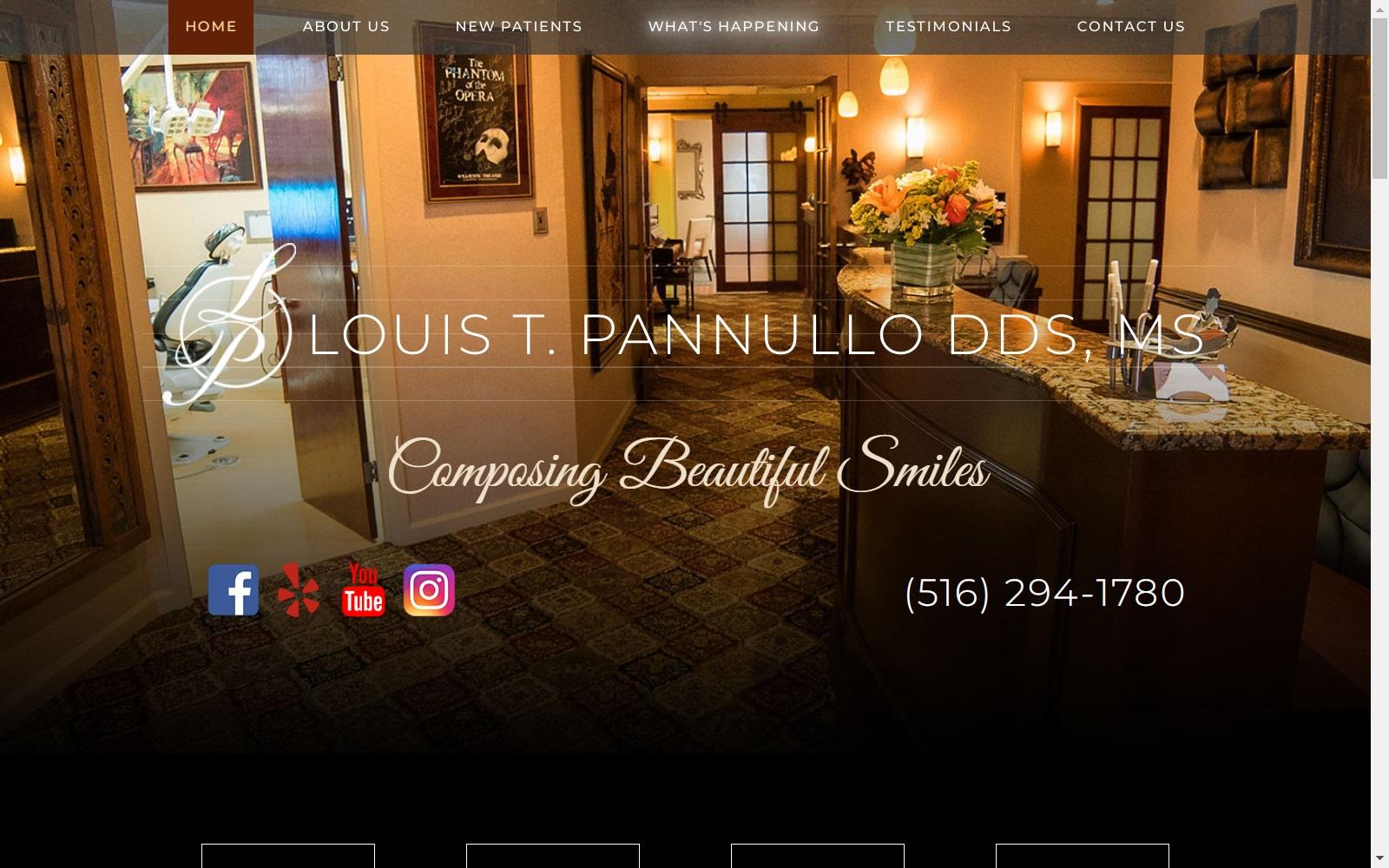 Dr. Louis T. Pannullo, DDS MS screenshot