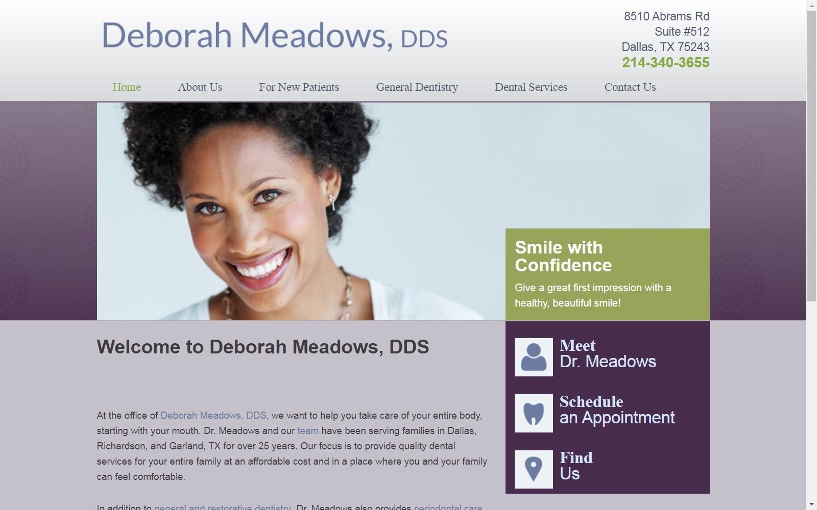 Meadows Deborah K DDS screenshot