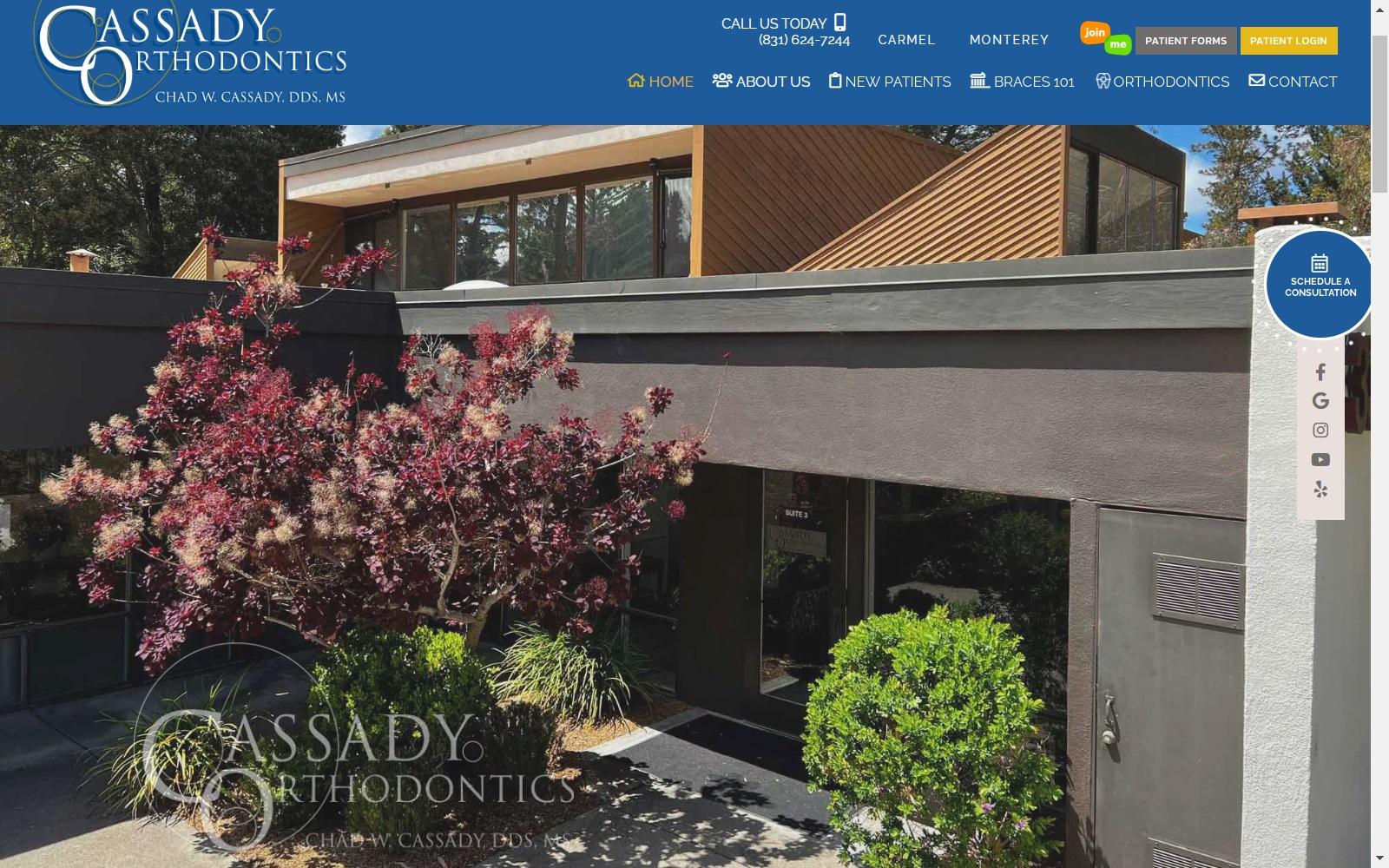 Cassady Orthodontics screenshot