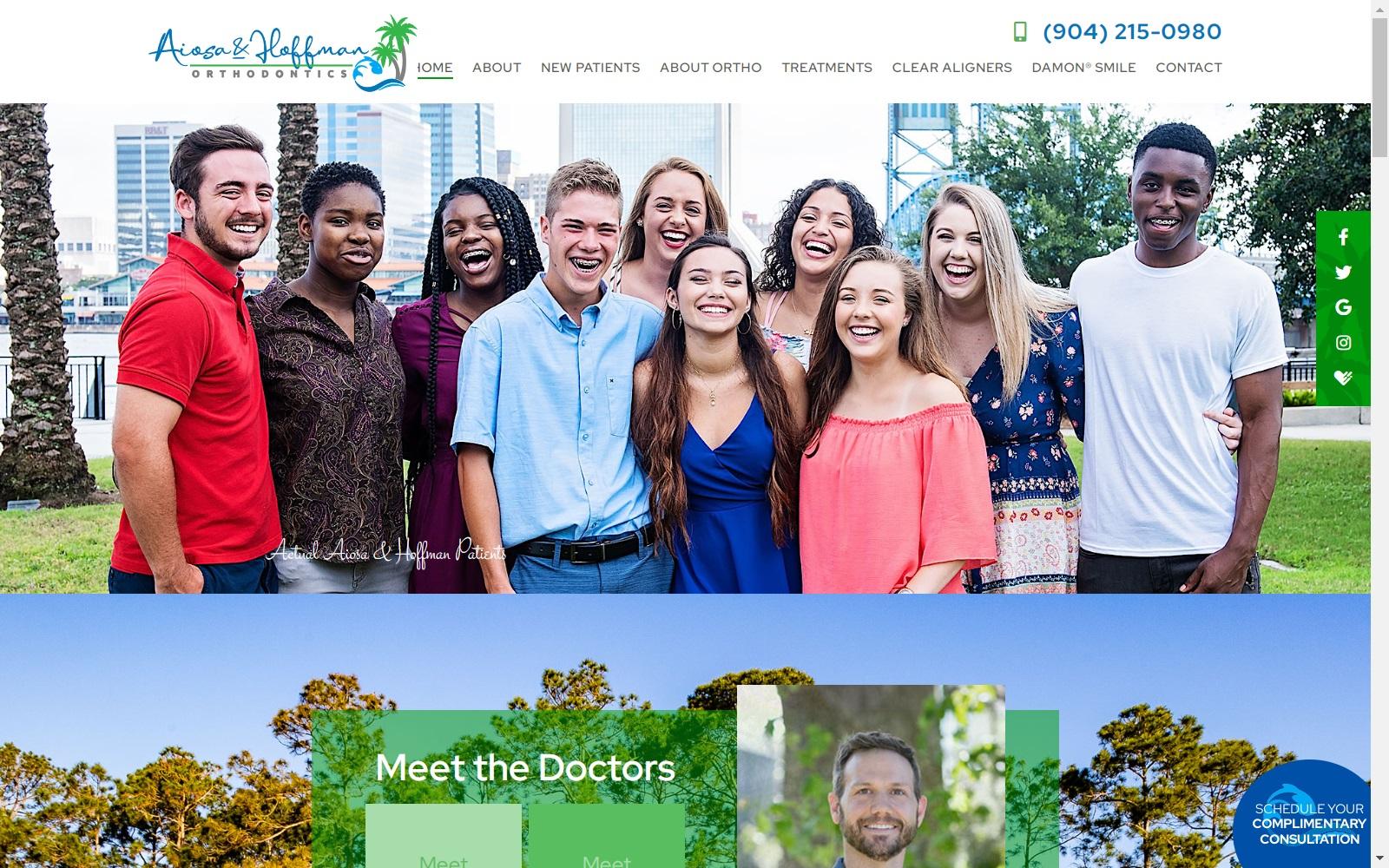 Aiosa & Hoffman Orthodontics screenshot