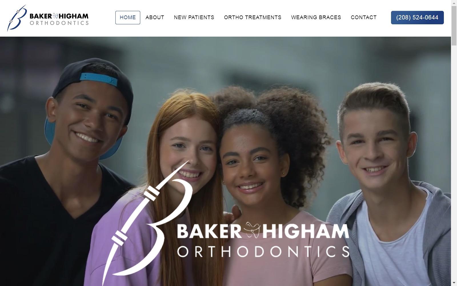 Baker & Higham Orthodontics screenshot