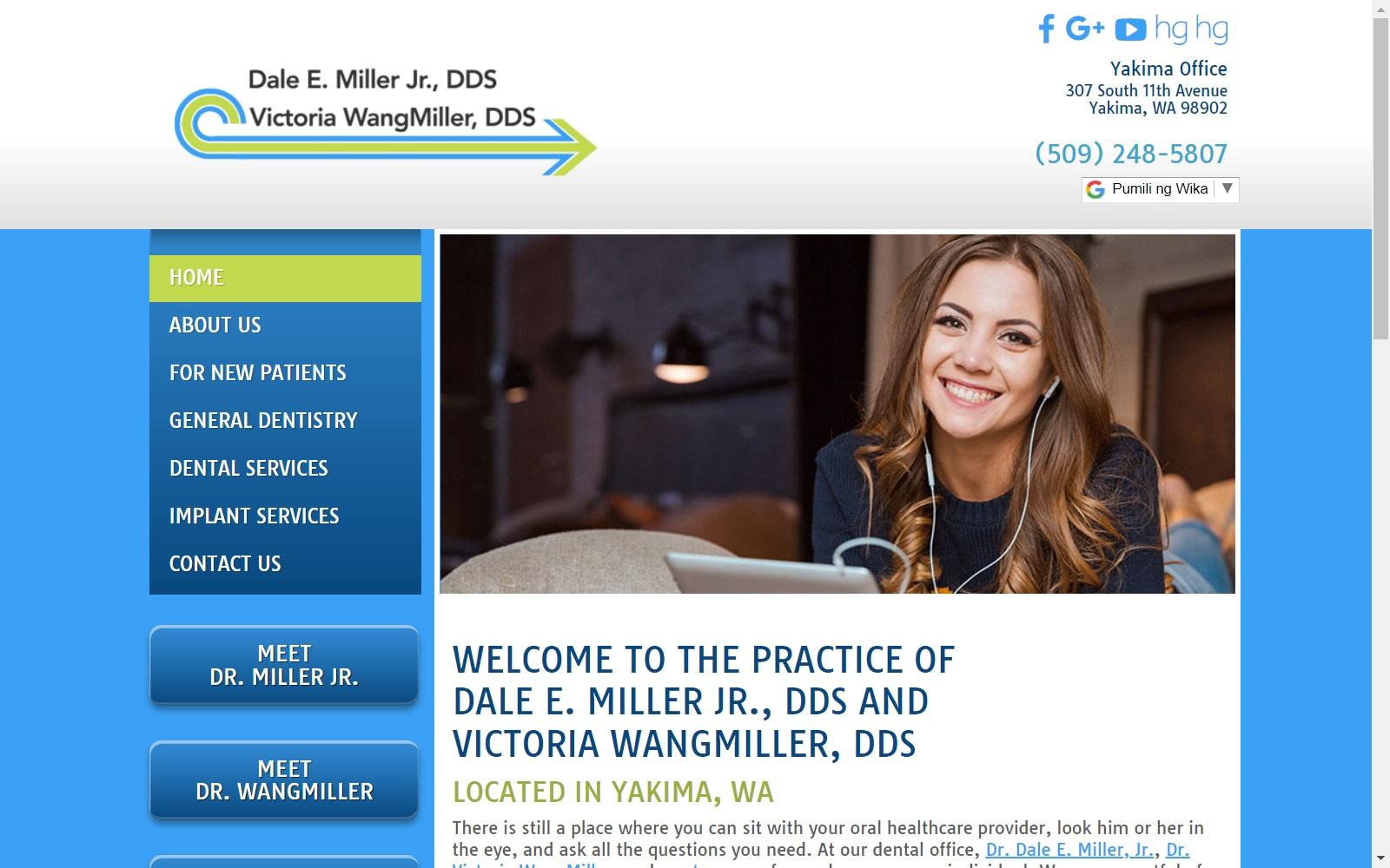 Dale E Miller DDS PS screenshot