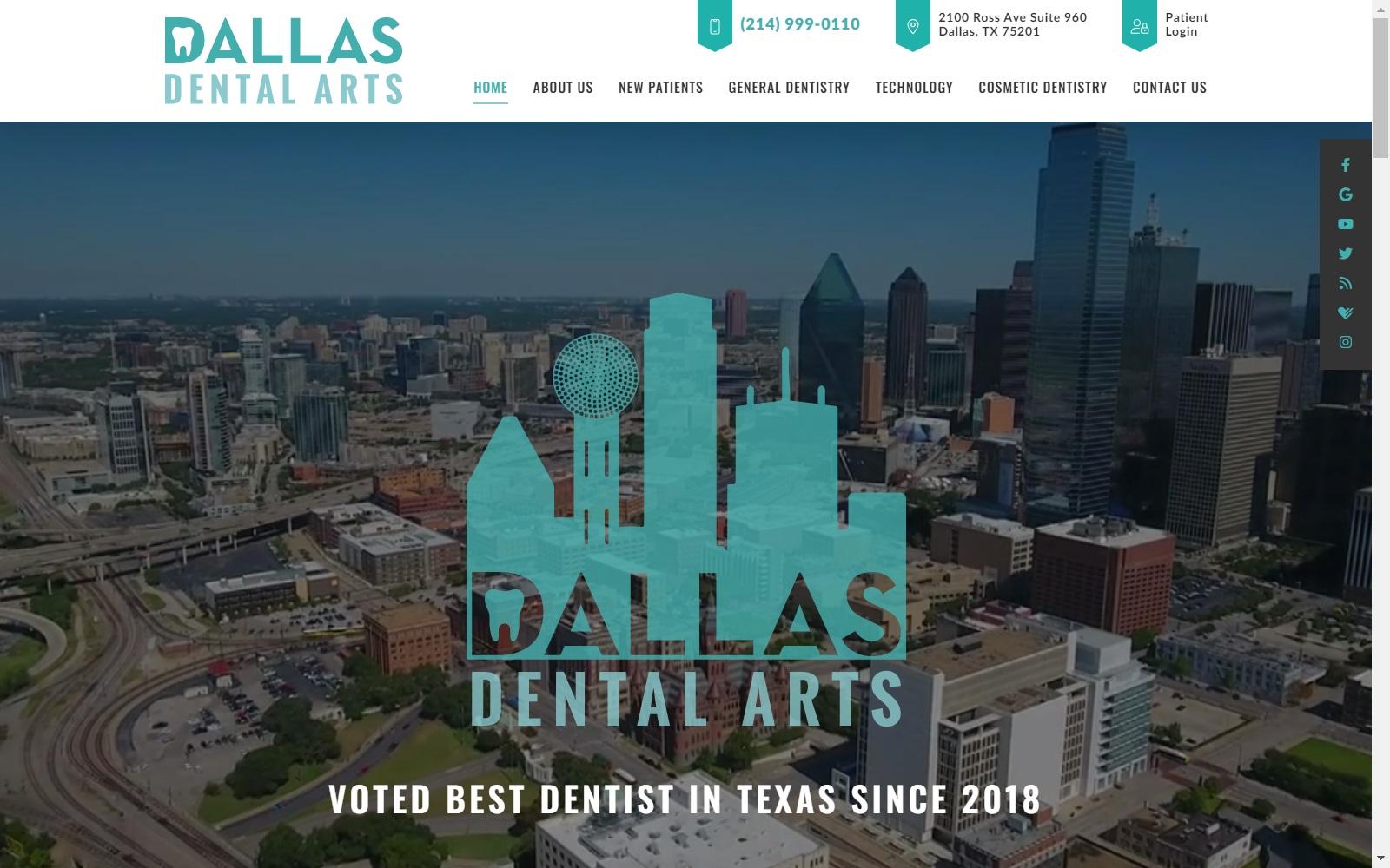 Dallas Dental Arts screenshot