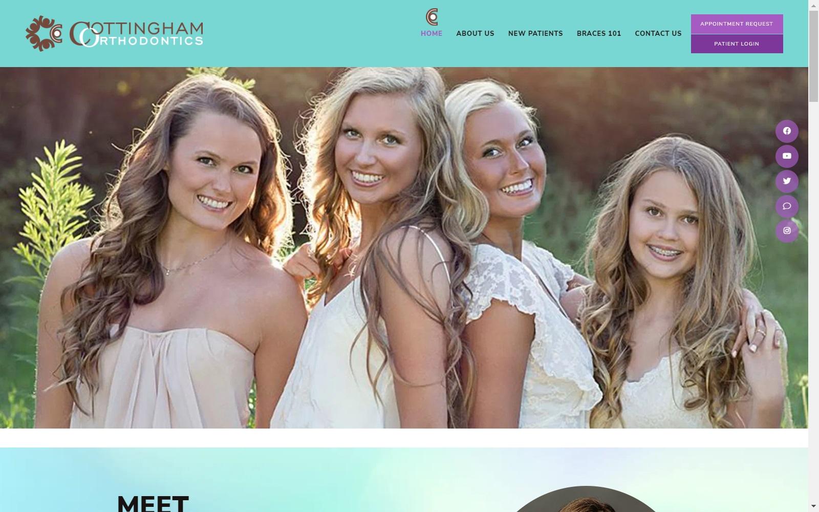 Cottingham Orthodontics screenshot