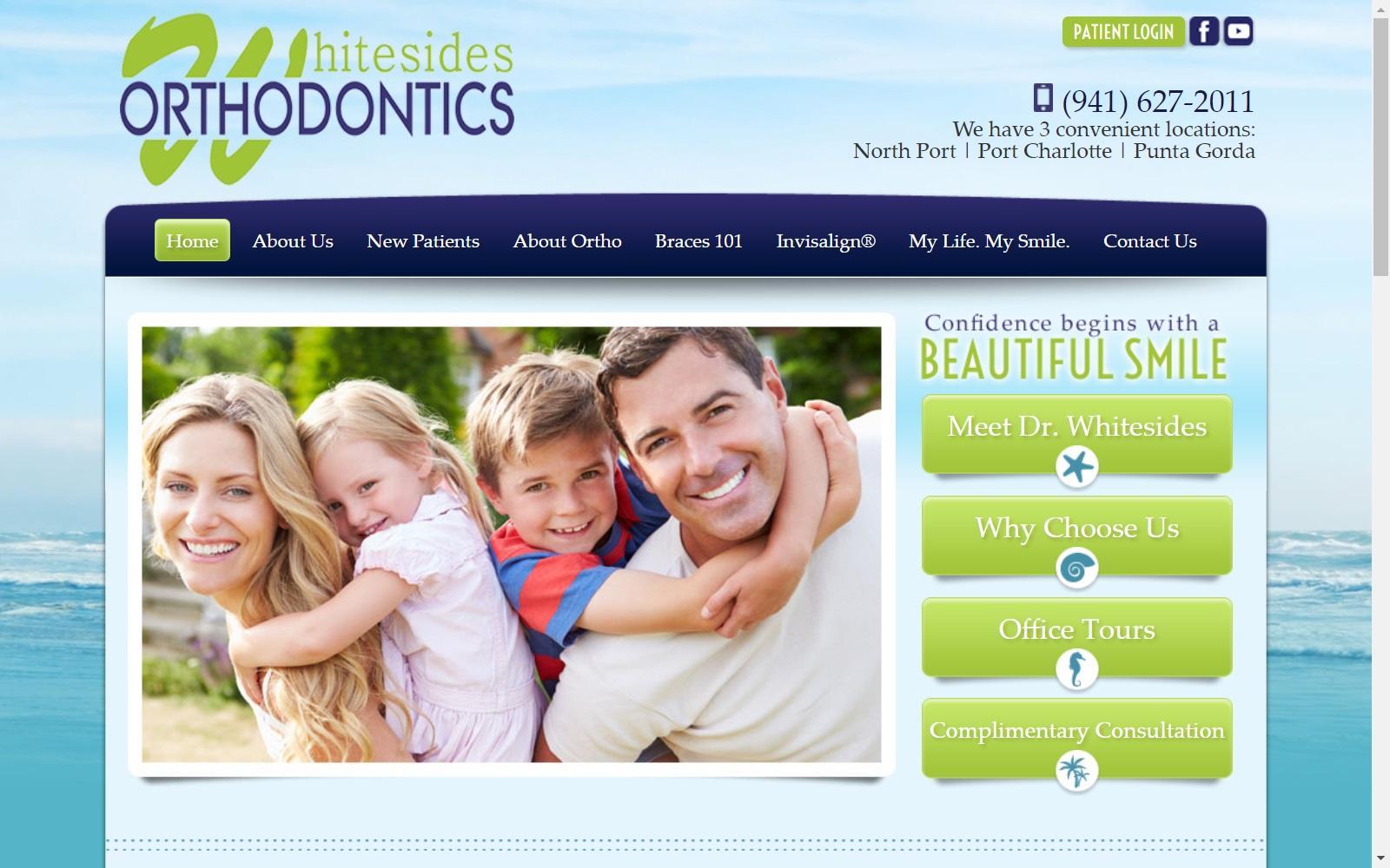 Whitesides Orthodontics screenshot