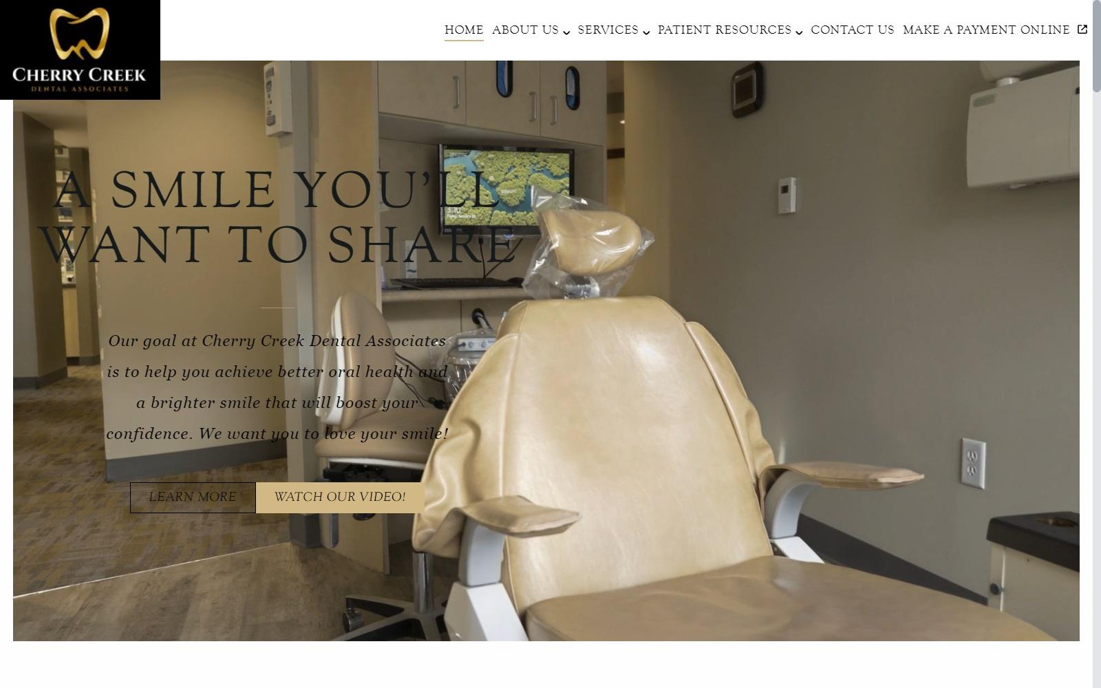 Cherry Creek Dental Associates screenshot