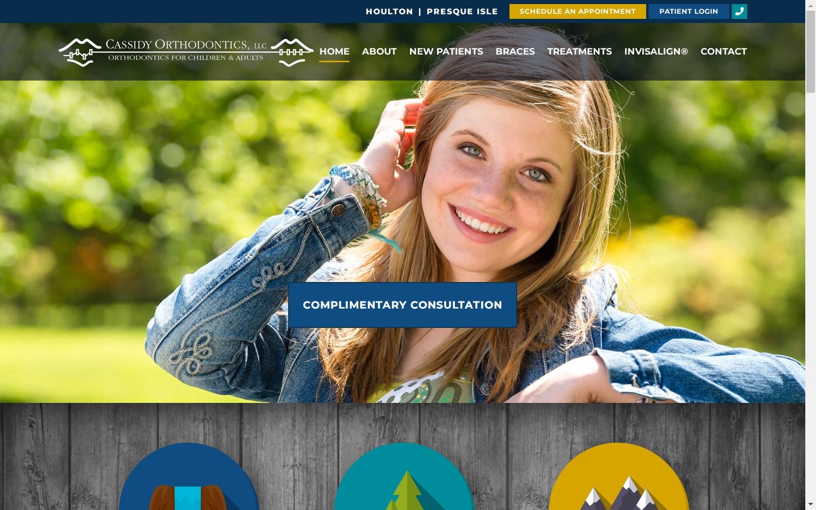 Cassidy Orthodontics screenshot