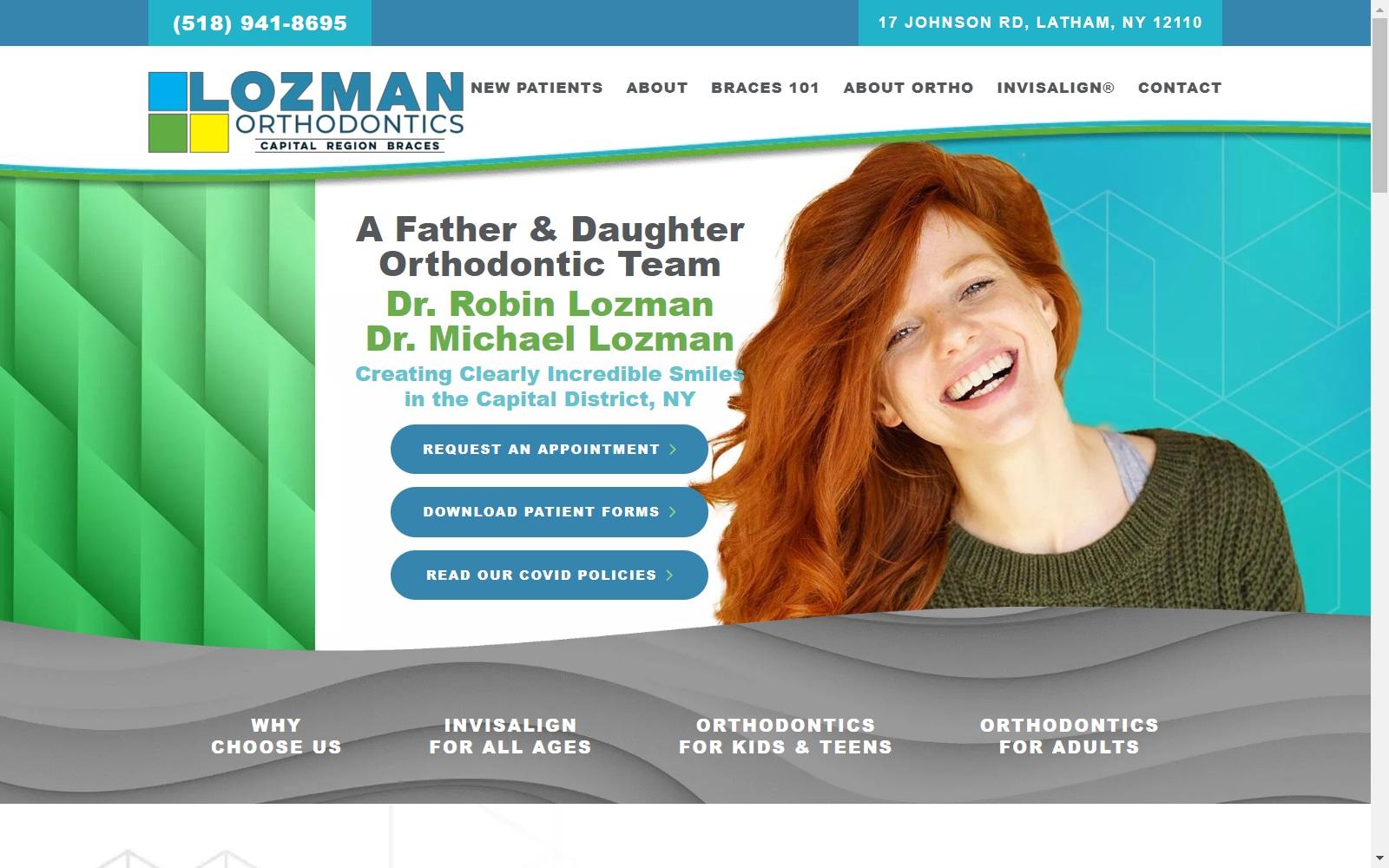 Lozman Orthodontics screenshot