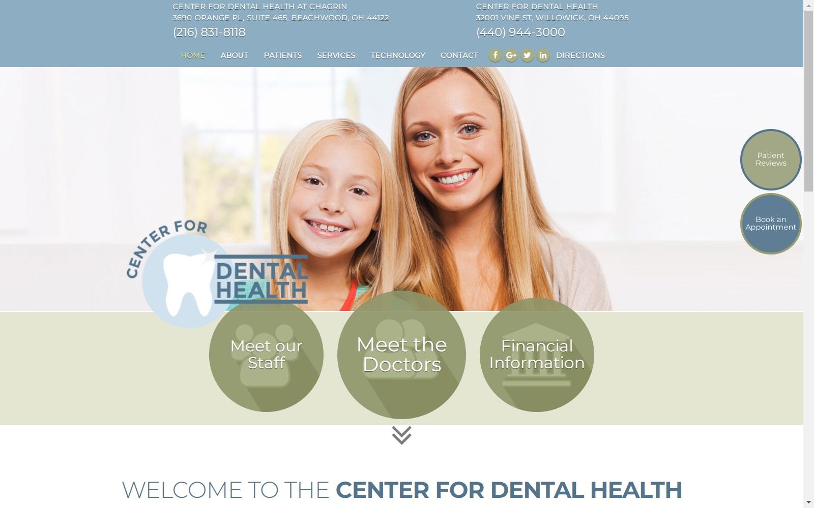 Center For Dental Health Wazney Erica M DDS screenshot