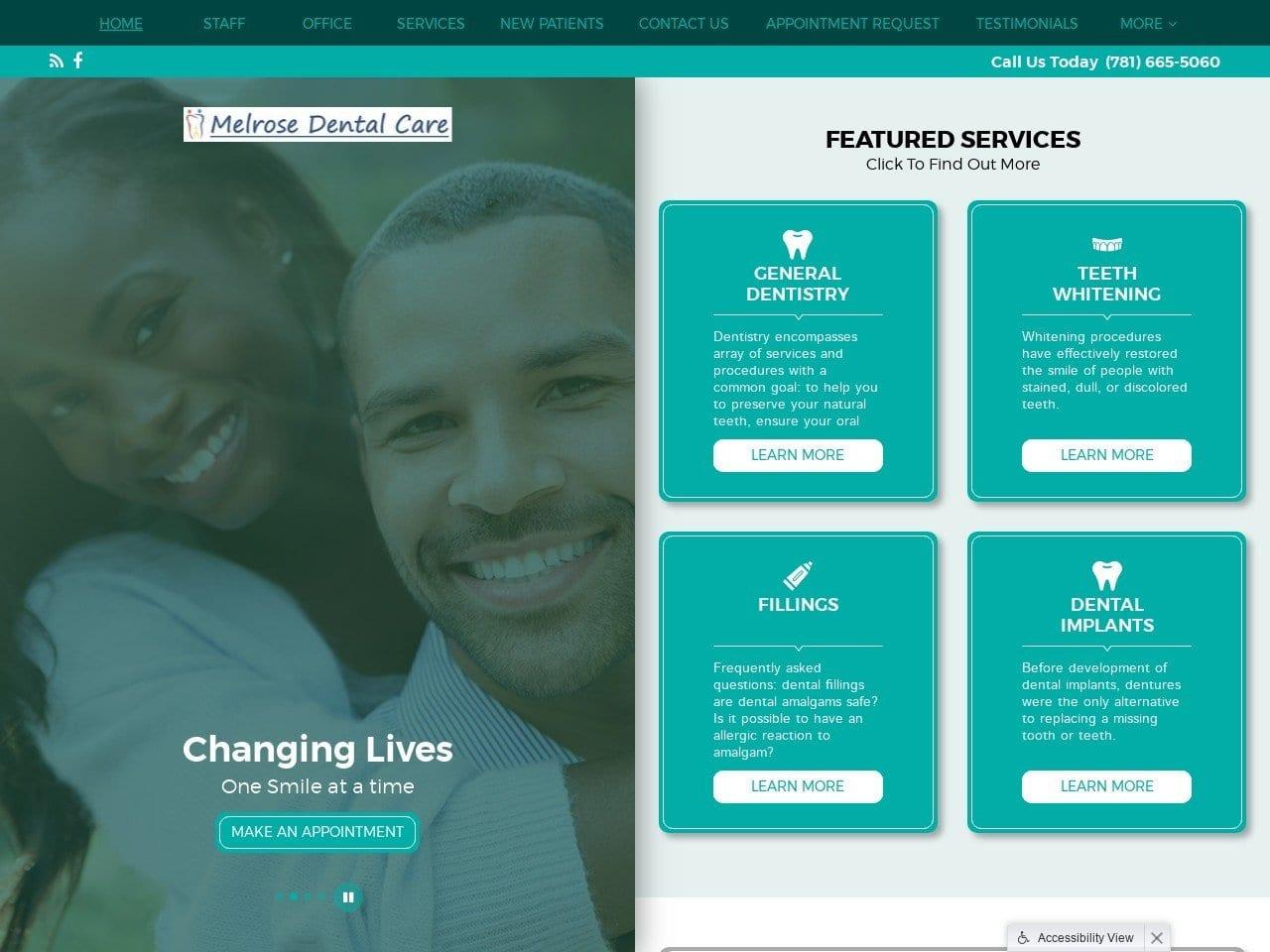 Melrose Dental Care screenshot