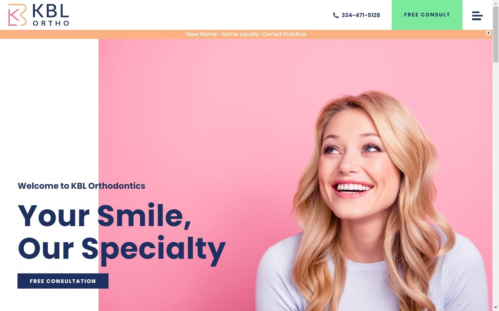KBL Orthodontics screenshot