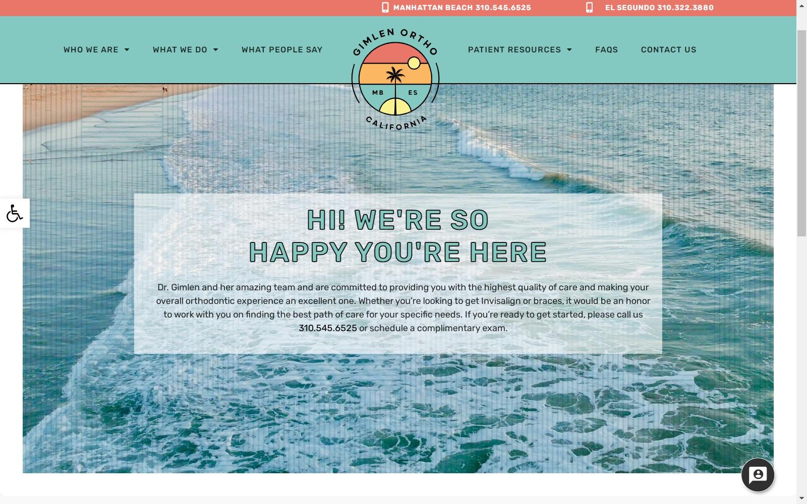 Gimlen Orthodontics screenshot