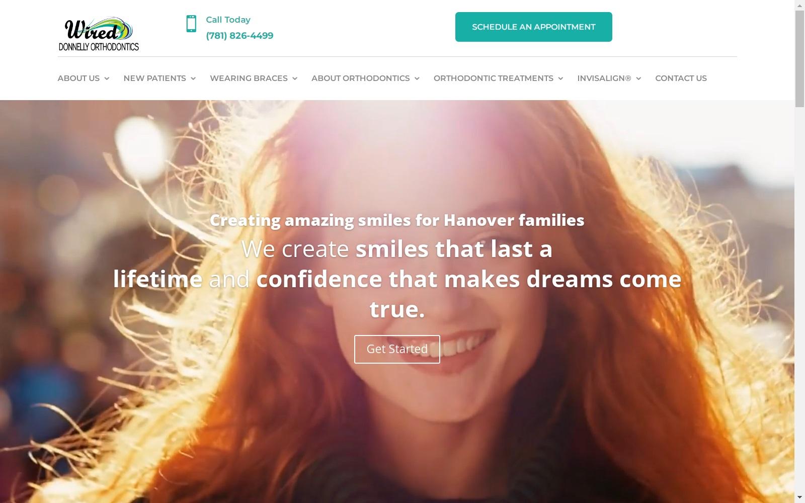 Donnelly Orthodontics Donnelly Jeff E DDS screenshot