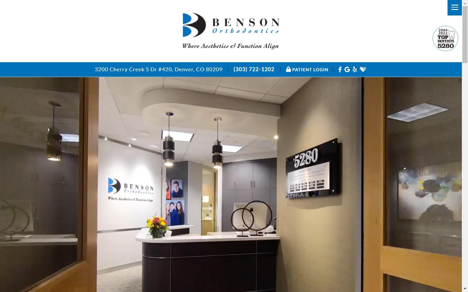 Dr. Gary P. Benson DDS screenshot