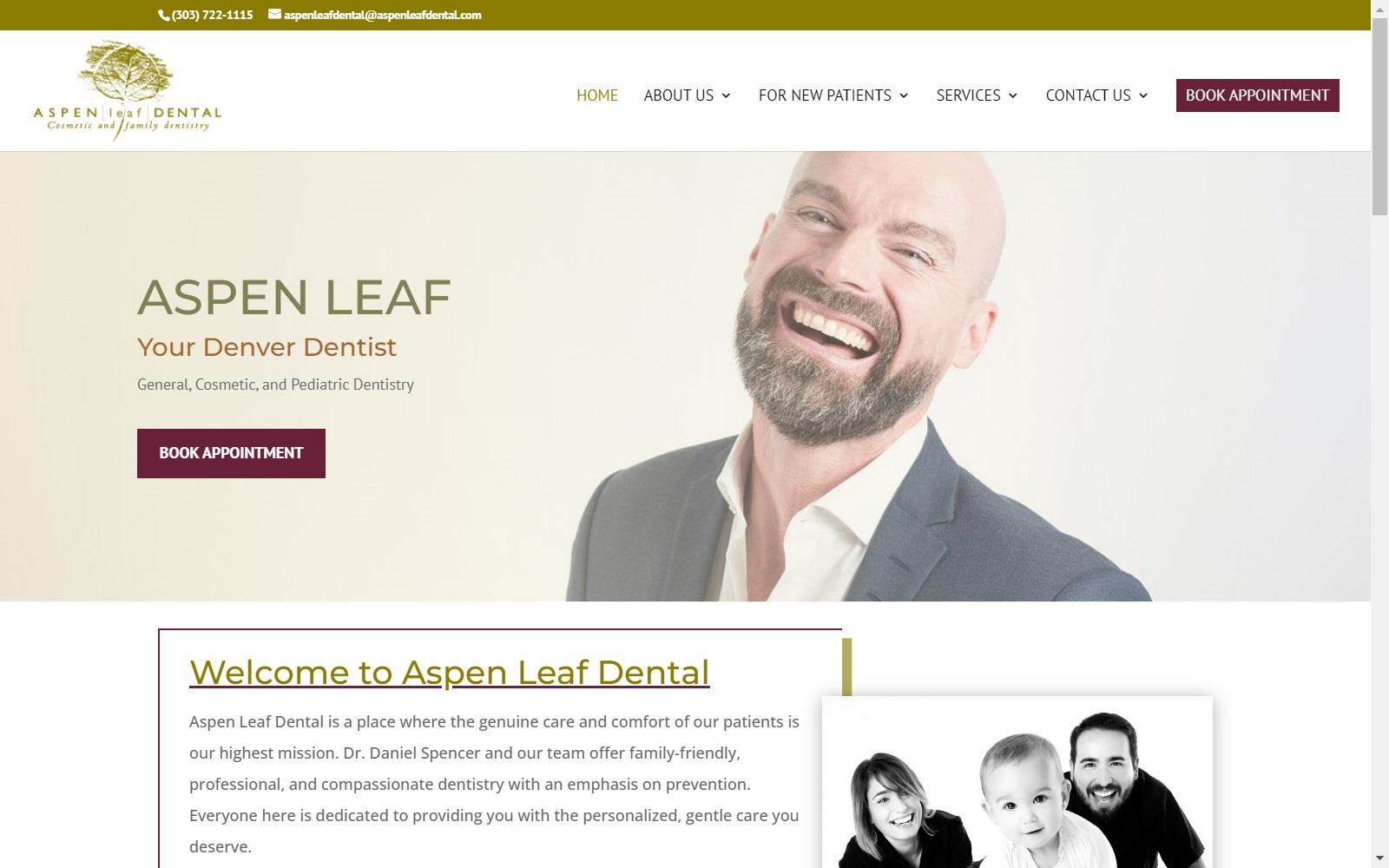 Aspen Leaf Dental screenshot