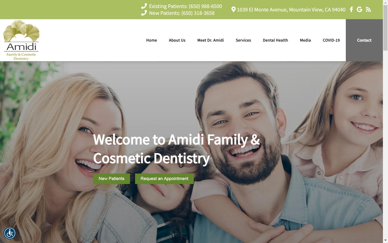Amidi Dental Dr. Maryam Amidi DDS screenshot