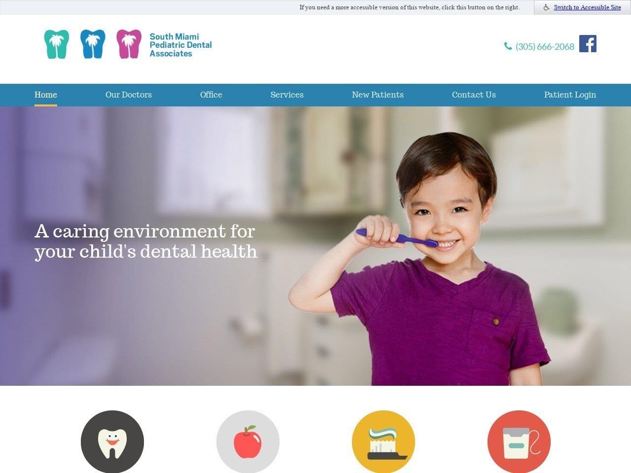 South Miami Pediatric Dental Webman Mark S Dds Mar screenshot