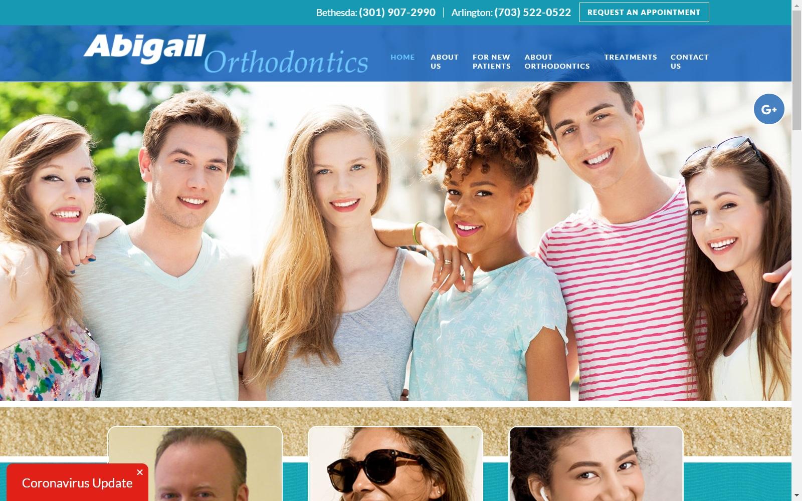 Abigail Orthodontics screenshot