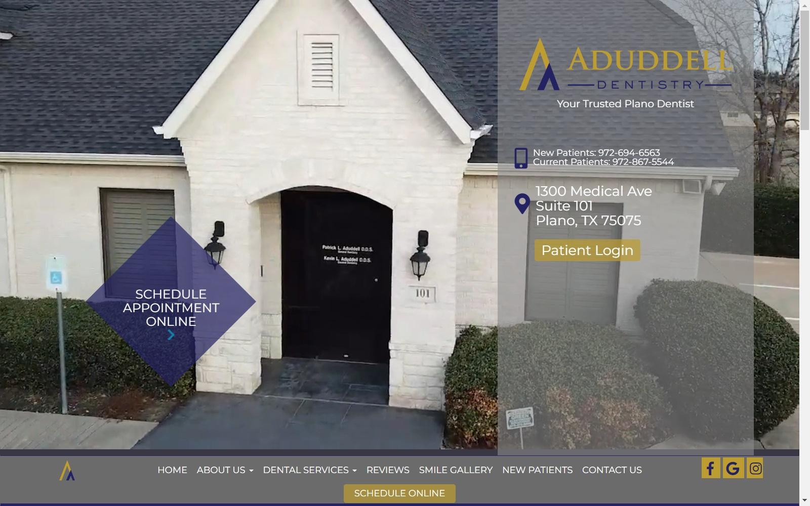 Aduddell Dentistry screenshot