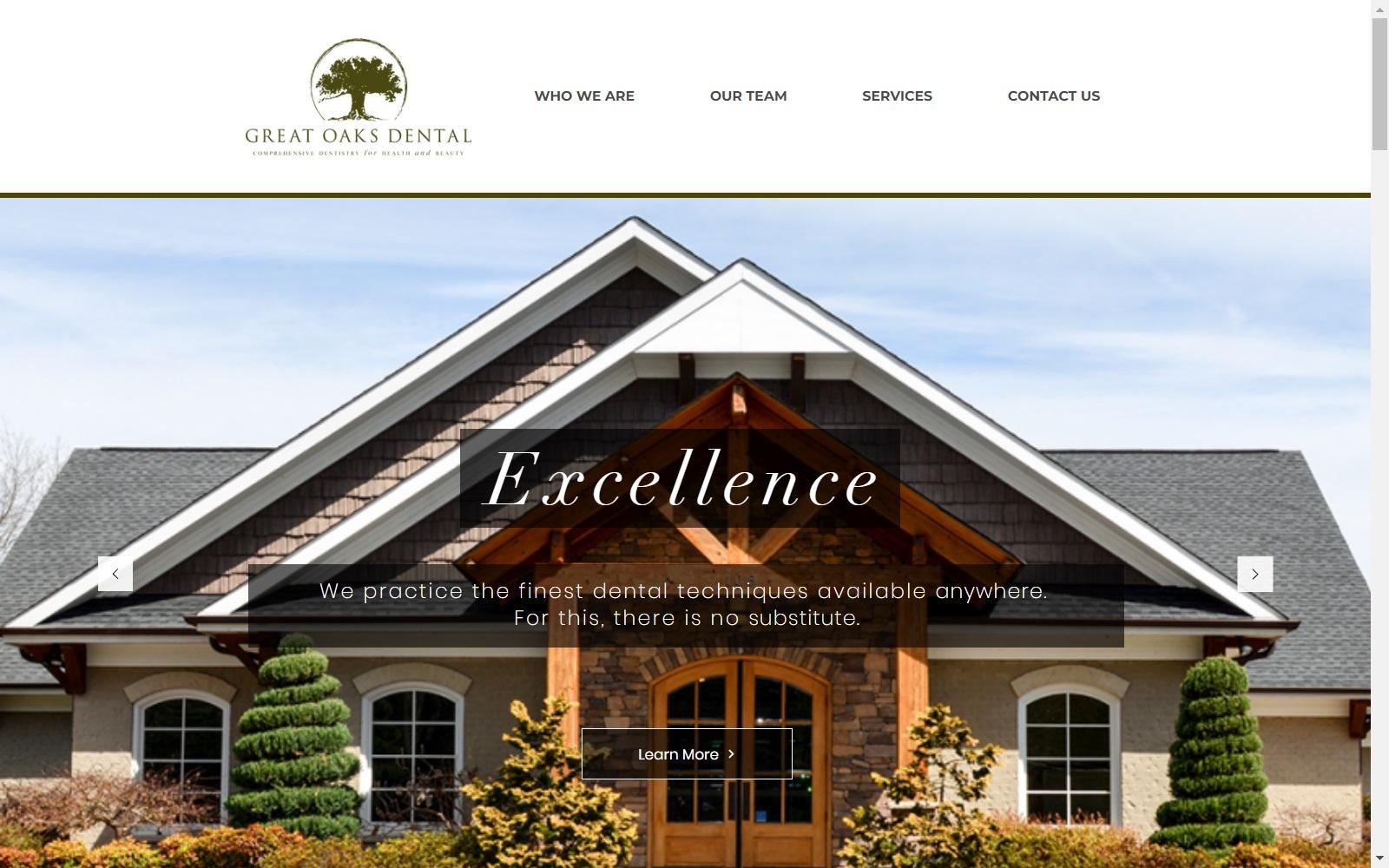 Great Oaks Dental screenshot