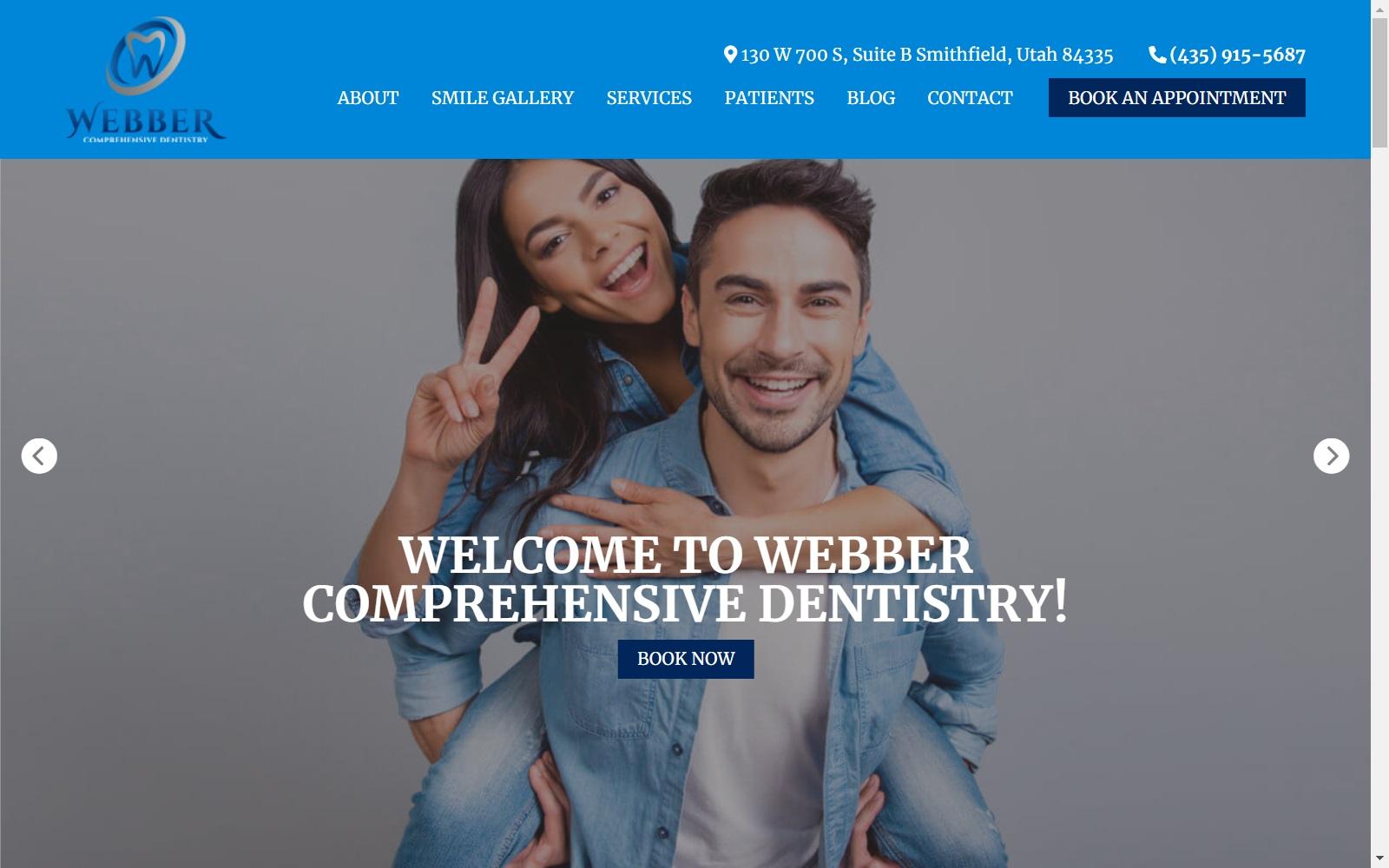 Webber Comprehensive Dentistry screenshot