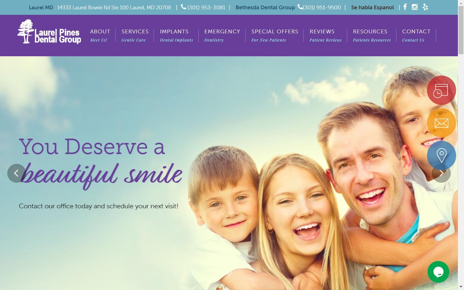 Laurel Pines Dental Group screenshot
