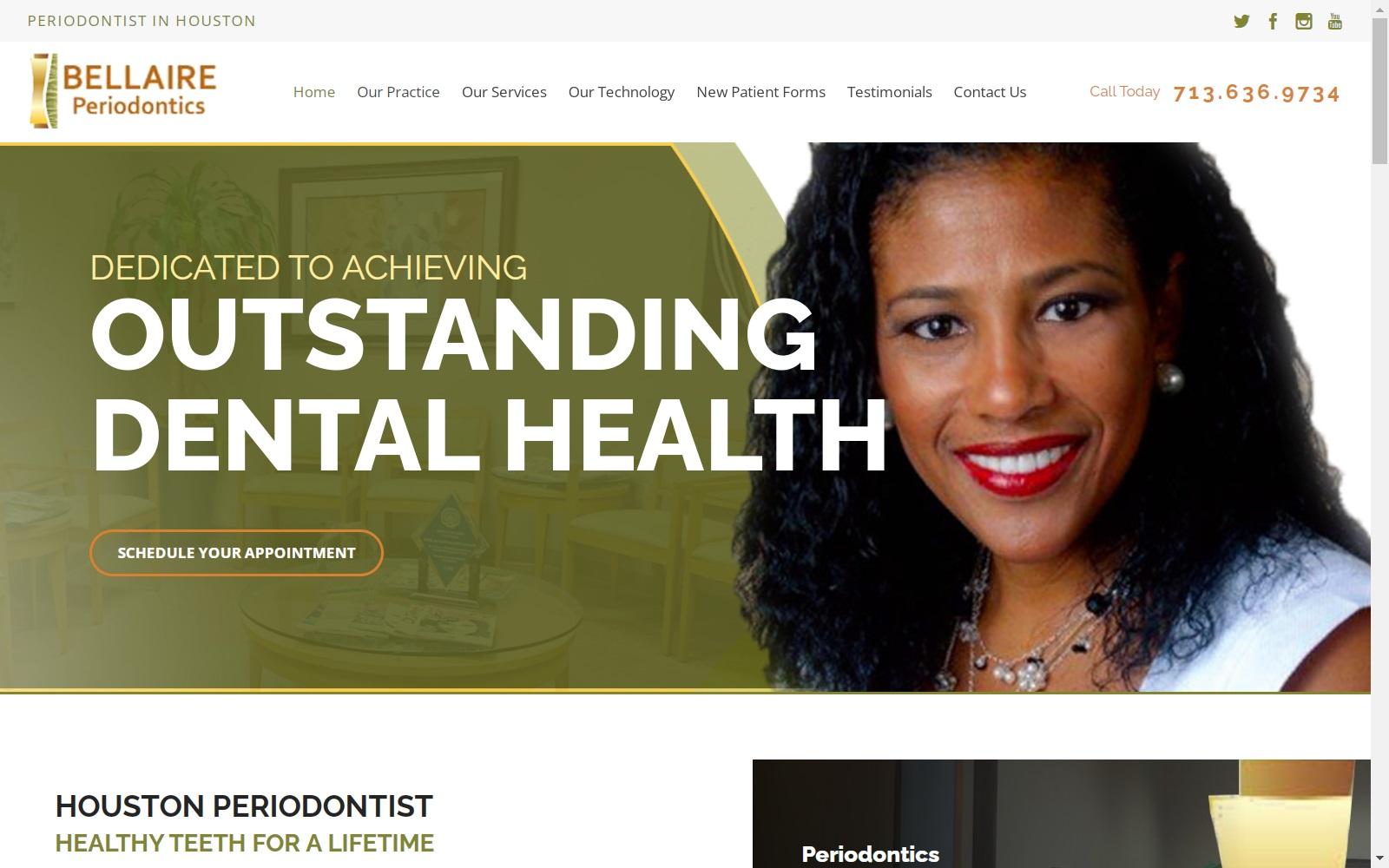 Bellaire Periodontics screenshot