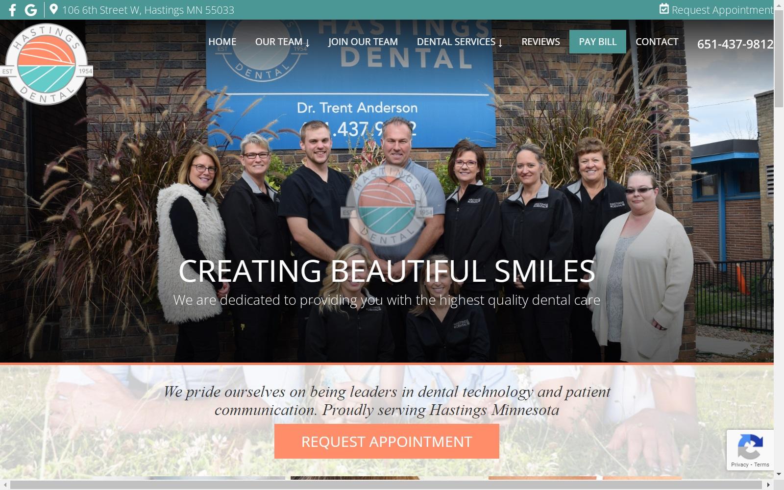 Hastings Dental Associates screenshot
