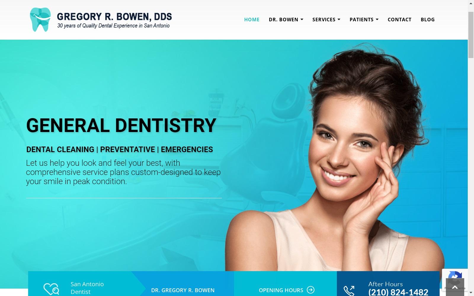 Gregory R Bowen DDS screenshot