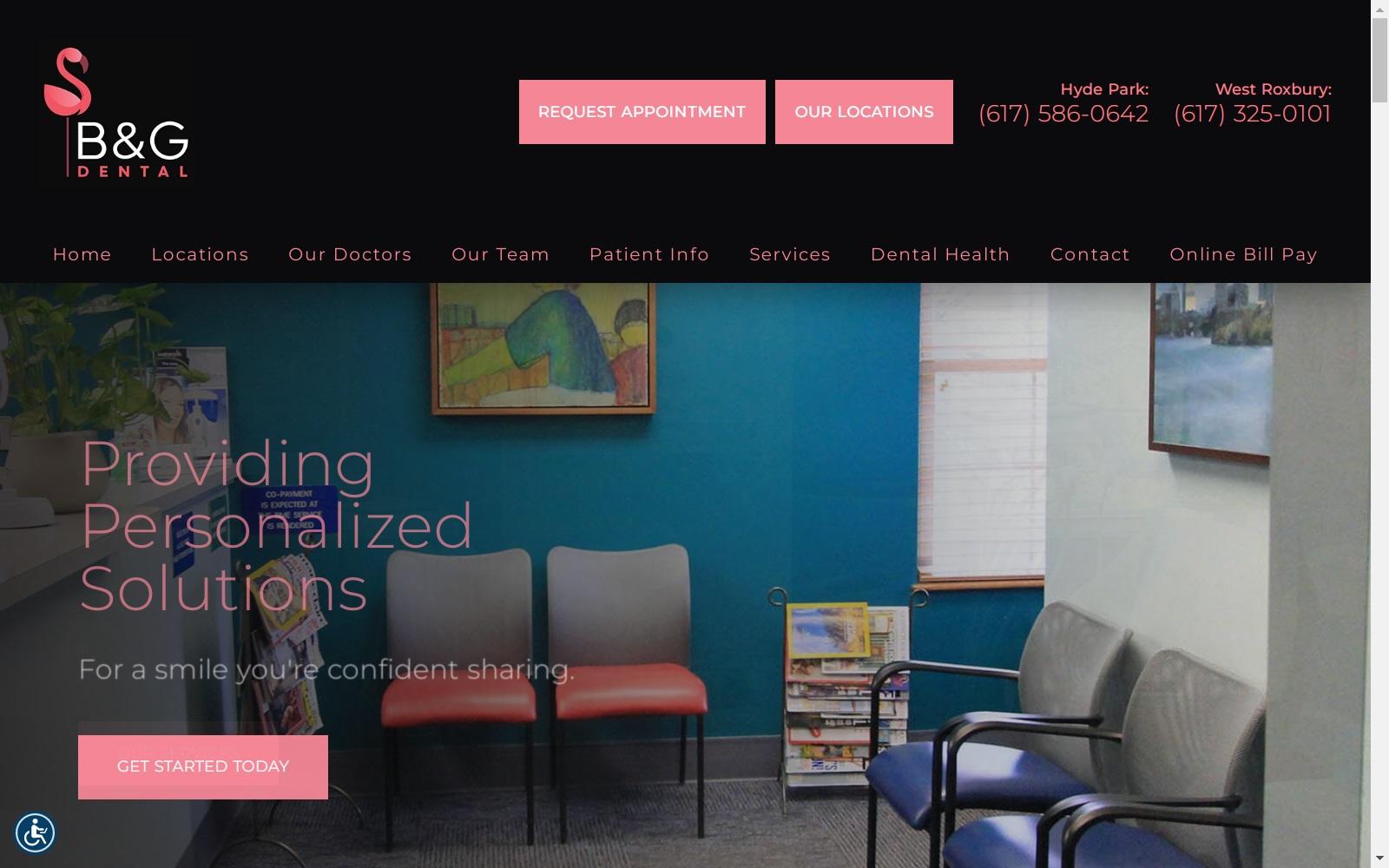 B&G Dental screenshot