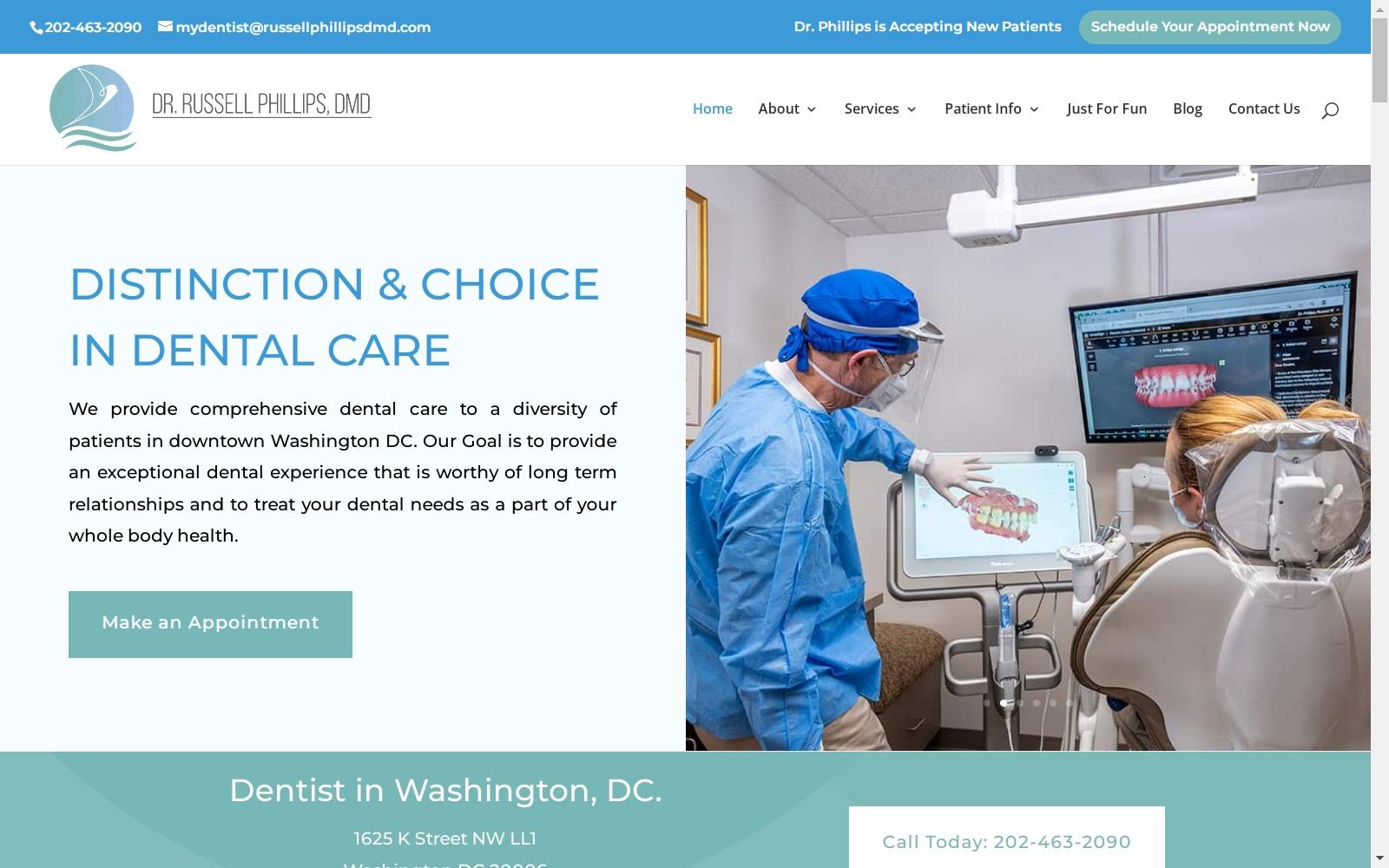 Dr. Russell W. Phillips DMD screenshot