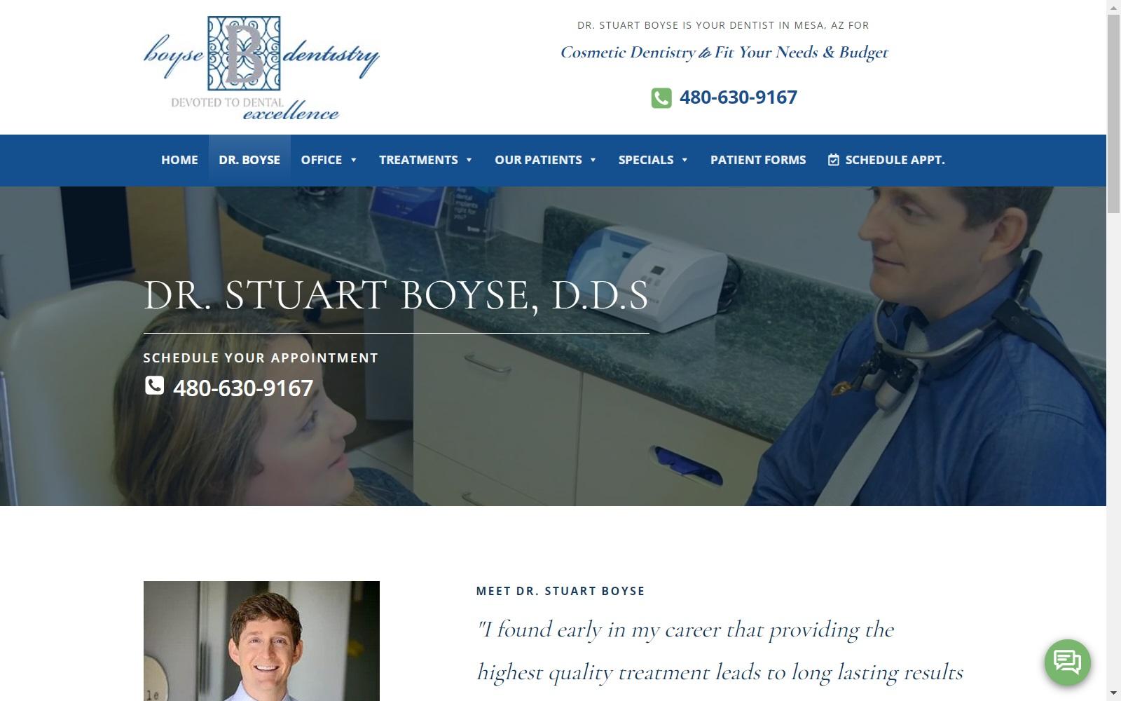 Boyse Dentistry screenshot