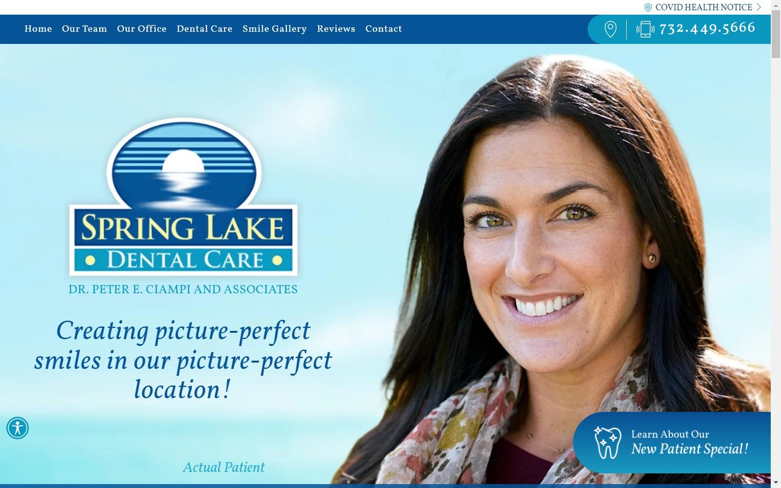 Spring Lake Dental Care screenshot