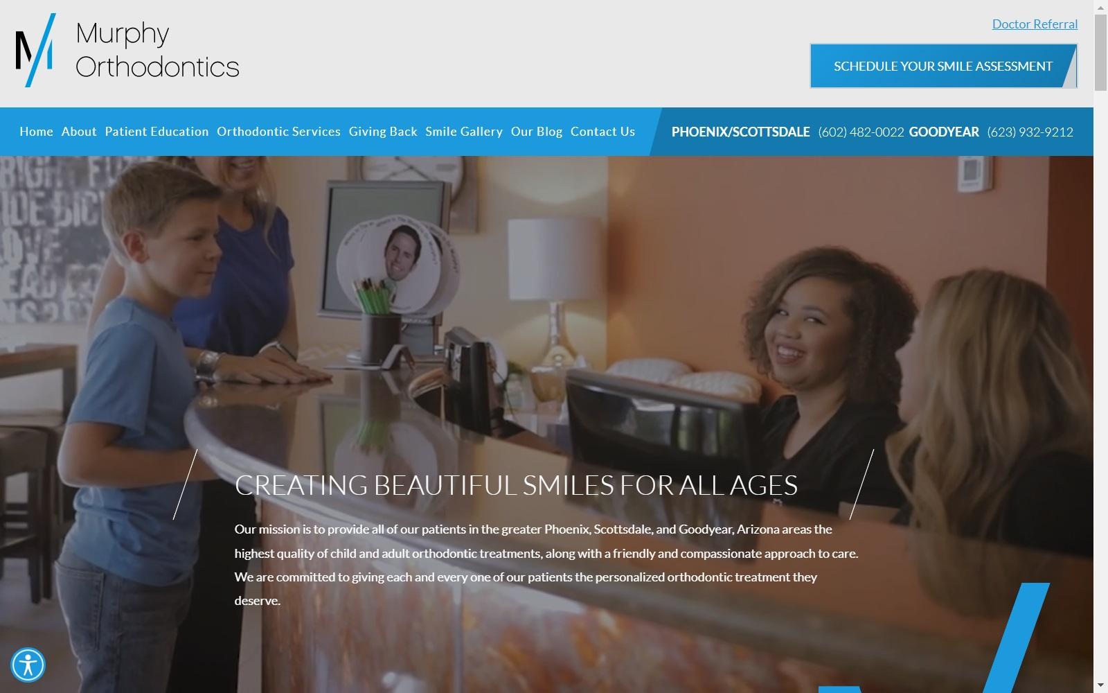 Murphy Orthodontics screenshot