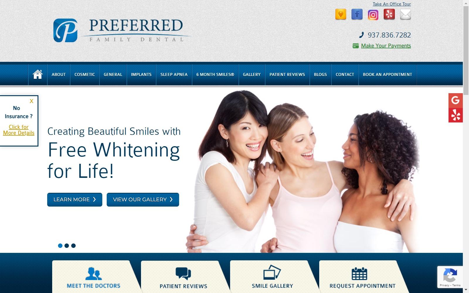 Preferred Family Dental screenshot