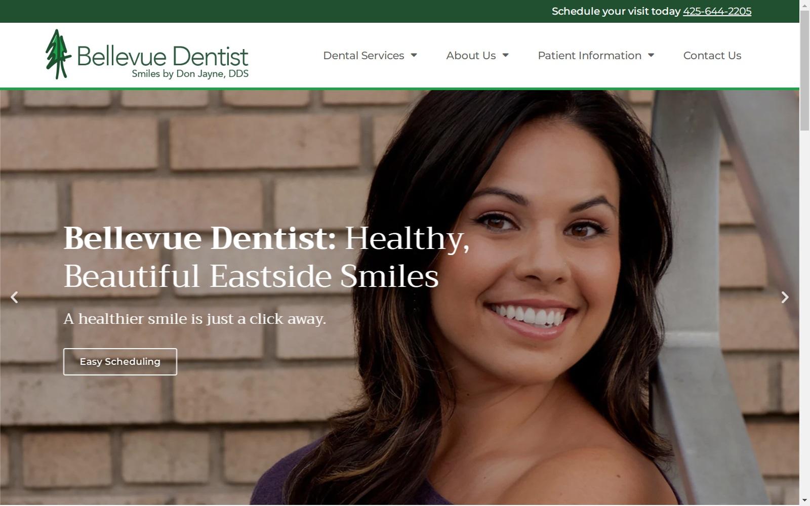 Bellevue Dentist | Don Jayne, DDS screenshot
