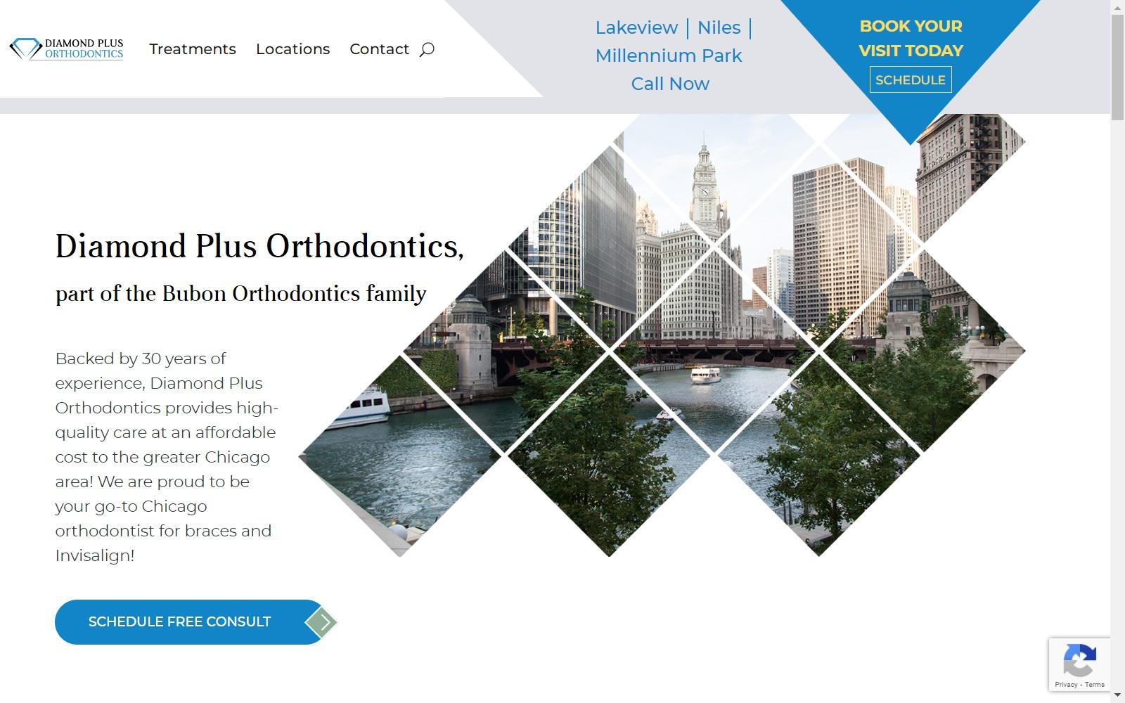 Diamond Plus Orthodontics screenshot