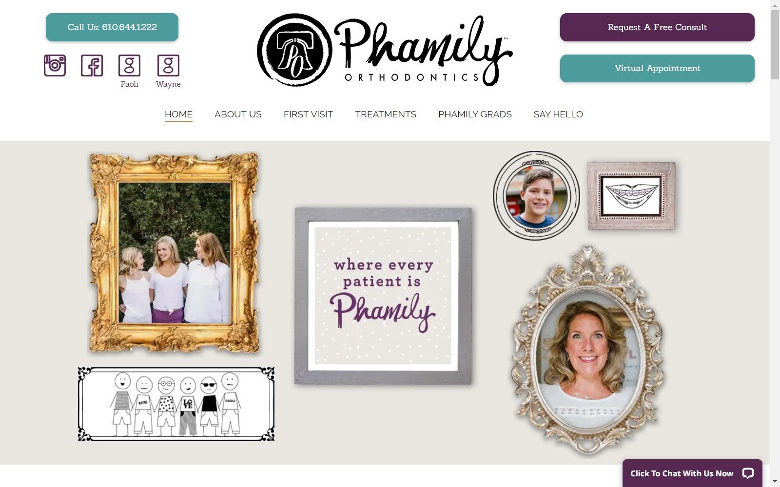 Phamily Orthodontics screenshot