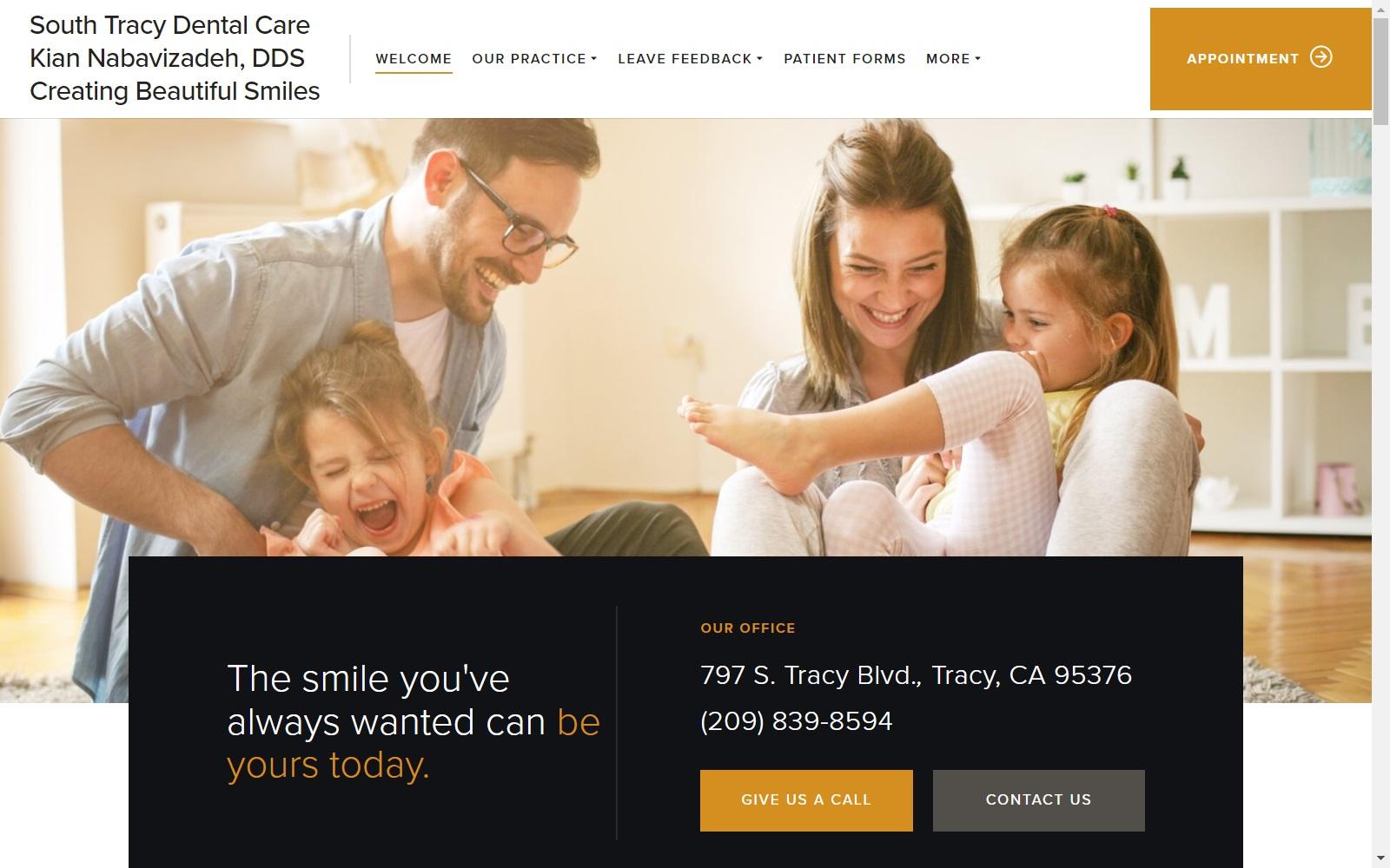 South Tracy Dental Care screenshot